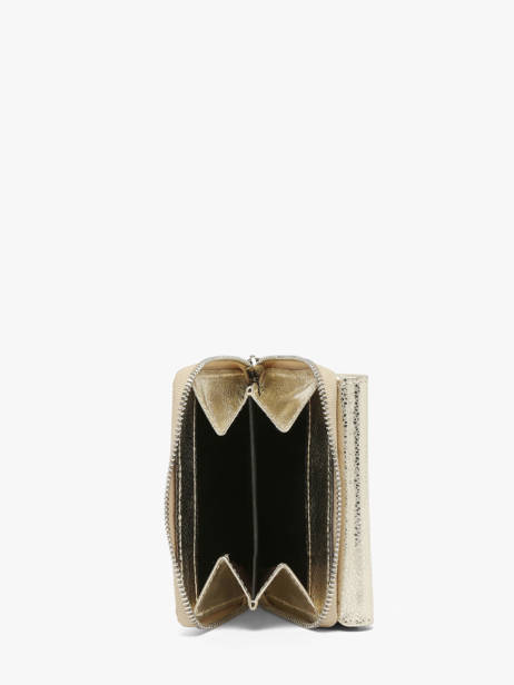 Portefeuille Caviar Leder Crinkles Goud caviar 14201 ander zicht 3